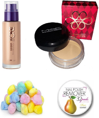 

Oriflame Sweden Combo of The One Illuskin (Foundation Spf 20 -Porcelain) (Kit of 4 Items)(Set of 4)
