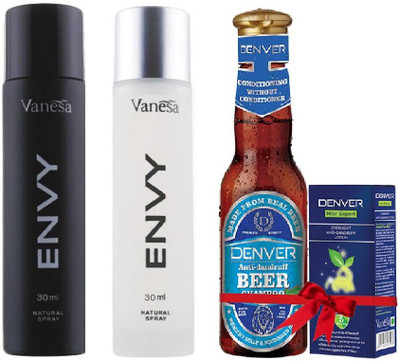 

Envy Men & Women With Anti Dandruff Beer Shampoo(Set of 3)