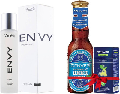 

Envy Women Perfum With Anti Dandruff Shampoo(Set of 2)