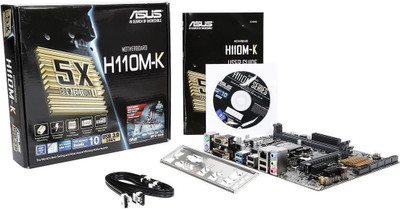 

Asus H110M-K USB 3.0 Motherboard Intel Core i3 6th Gen with Ram 4GB Combo Motherboard(Gree, Black)