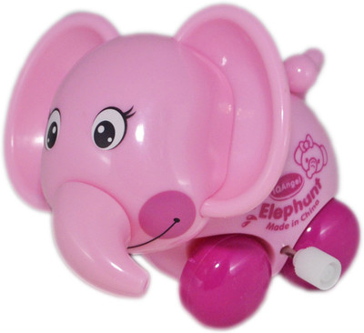 

Babysid Collections Sharp Dumbo Elephant Wind Up Toy Pink Small Size : 10 x 9 x 7 cm(Pink)