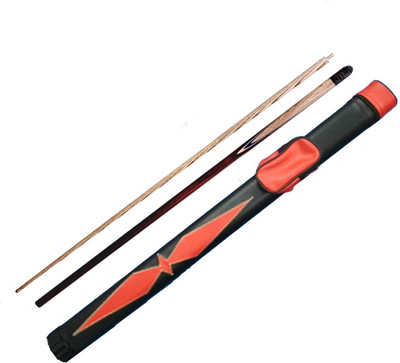 

JBB COMBO OF HALF PROFESSIONAL CUE WITH RED CUE COVER JBBC137 Pool Cue Stick(Wooden)