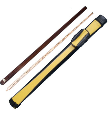 

JBB COMBO OF HALF JOHN PARIS CUE WITH YELLOW CUE COVER JBBC134 Pool Cue Stick(Wooden)