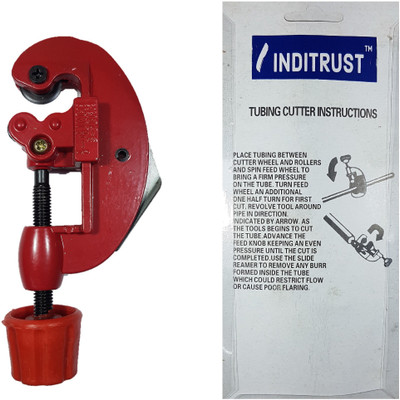 

Inditrust Tubing Cutter 1/8" To 1-1/8" O.D. (3 - 28 mm) Pipe Cutter