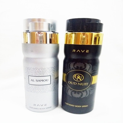 

RAVE AL SAMOU AND OUD NUIT Perfume Body Spray - For Men & Women(400 ml, Pack of 2)