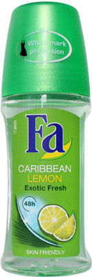 

Fa Caribbean Lemon Exotic Fresh Roll On (Made in UK) Deodorant Roll-on - For Men & Women(100 ml, Pack of 2)