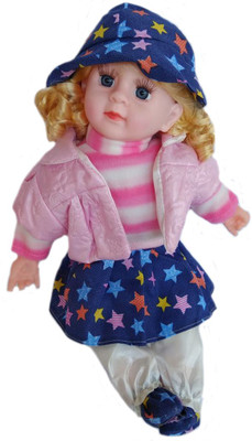 

Speoma Baby Poem Doll for Kids (Multicolor)(Orange)