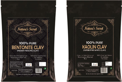 

Nature's secret kaolin clay and bentonite clay for face mask(500 g)