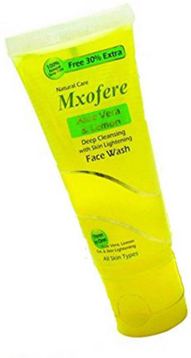 

Mxofere Aloevera with Lemon Face Wash 65 Ml Value Pack Of 3 (190) ML) Face Wash(190 ml)