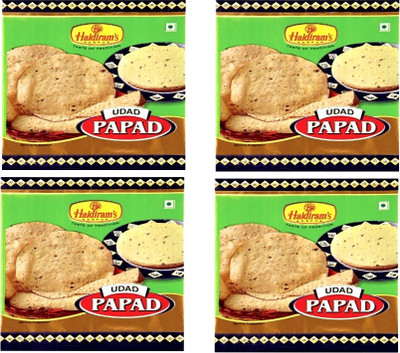 

Haldiram's Udad Papad (Pack of 4) Fryums 800 g(Pack of 4)