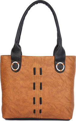 

Kandel London Shoulder Bag(Tan, Black), Black;tan