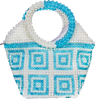 

PAUL FASHION Hand-held Bag(Blue, White)