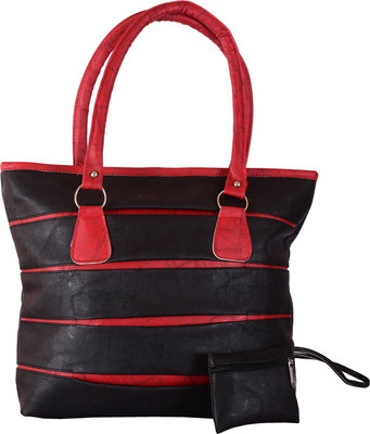 

shanaz fashion Hand-held Bag(Red, Black), Black;red