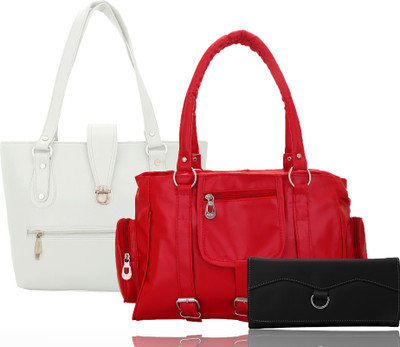 

Lady bar Shoulder Bag(White)