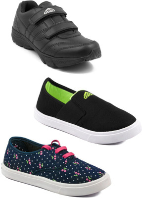 

Asian Boys Lace Running Shoes(Multicolor