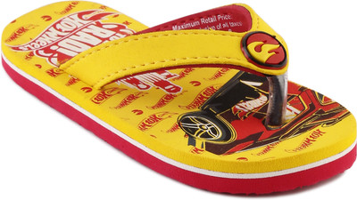 

Hot Wheels Boys Slip On Slipper Flip Flop(Yellow
