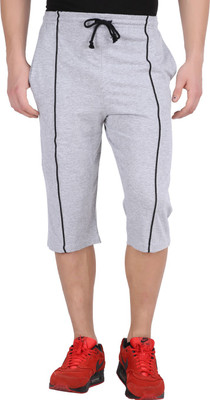 CHECKERSBAY Three Fourth For Boys(Grey Pack of 1)