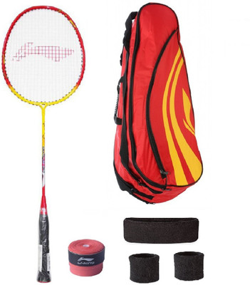 

Li-Ning Combo of XP-807 Badminton Racquet, Kit Bag, Grip & 2 Other Items Badminton Kit