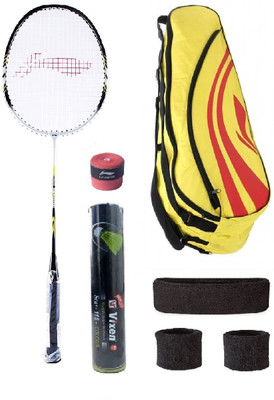 

Li-Ning Combo of XP-808 Badminton Racquet, Kit Bag, Grip & 3 Other Items Badminton Kit