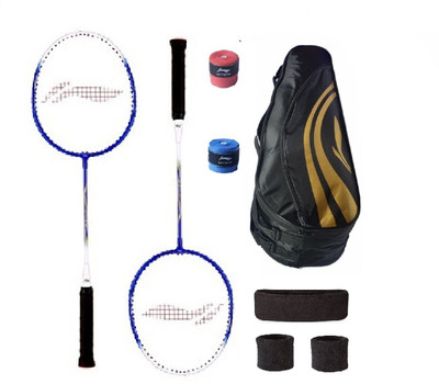 

Li-Ning Combo of XP-707 Badminton Racquet (2 Pcs.), Kit Bag, Grips & 2 Other Items Badminton Kit