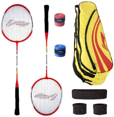 

Li-Ning Combo of XP-709 Badminton Racquet (2 Pcs.), Kit Bag, Grips & 2 Other Items Badminton Kit
