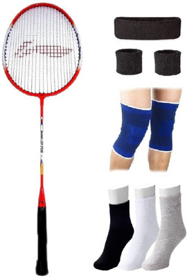 

Li-Ning Combo of XP-709 Badminton Racquet & 4 Other items Badminton Kit