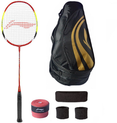 

Li-Ning Combo of Q30 Badminton Racquet, Kit Bag, Grip & 2 Other Items Badminton Kit