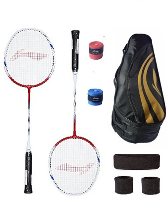 

Li-Ning Combo of XP-809 Badminton Racquet (2 Pcs.), Kit Bag, Grips & 2 Other Items Badminton Kit