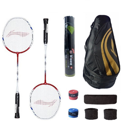 

Li-Ning Combo of XP-809 Badminton Racquet (2 Pcs.), Kit Bag, Grips & 3 Other Items Badminton Kit