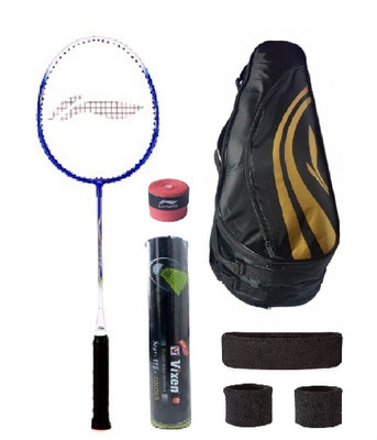 

Li-Ning Combo of XP-707 Badminton Racquet, Kit Bag, Grip & 3 Other Items Badminton Kit