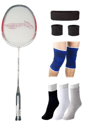 

Li-Ning Combo of XP-80 Badminton Racquet & 4 Other items Badminton Kit