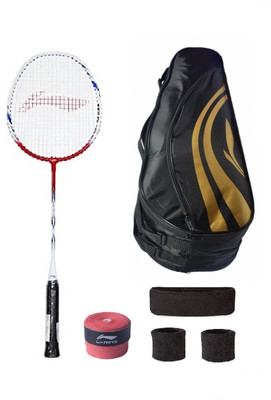 

Li-Ning Combo of XP-809 Badminton Racquet, Kit Bag, Grip & 2 Other Items Badminton Kit