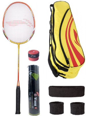 

Li-Ning Combo of XP-90 Badminton Racquet, Kit Bag, Grip & 3 Other Items Badminton Kit