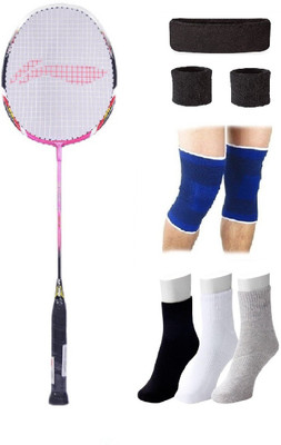 

Li-Ning Combo of XP-70 Badminton Racquet & 4 Other items Badminton Kit