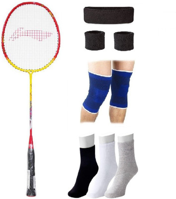 

Li-Ning Combo of XP-807 Badminton Racquet & 4 Other items Badminton Kit