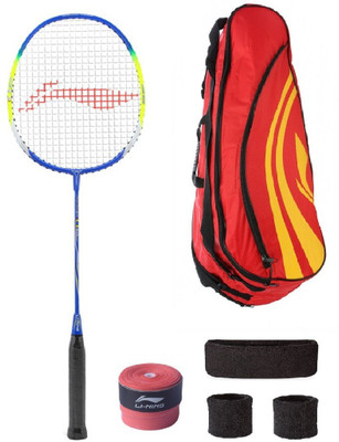 

Li-Ning Combo of Q50 Badminton Racquet, Kit Bag, Grip & 2 Other Items Badminton Kit