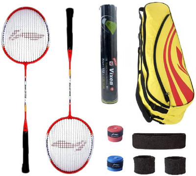 

Li-Ning Combo of XP-709 Badminton Racquet (2 Pcs.), Kit Bag, Grips & 3 Other Items Badminton Kit