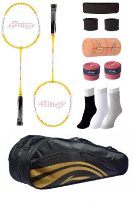 

Li-Ning Combo of XP-710 Badminton Racquet (2 Pcs.), Kit Bag, Grip & 4 Other items Badminton Kit