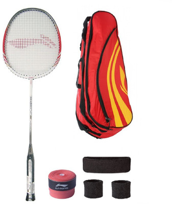 

Li-Ning Combo of XP-80 Badminton Racquet, Kit Bag, Grip & 2 Other Items Badminton Kit