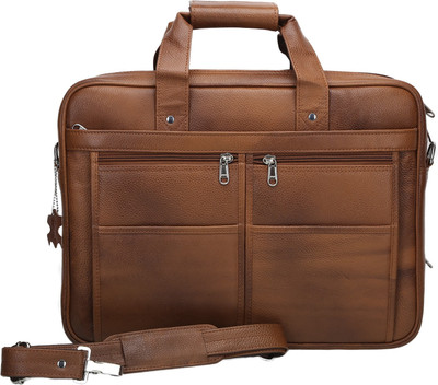 

Primo World 15 inch Laptop Messenger Bag(Brown)