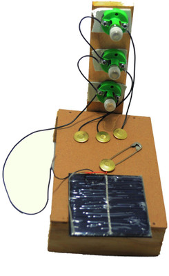 

ProjectsforSchool Solar powered traffic light - Science Projects Working Models - DIY Science Experiment kit(Multicolor)