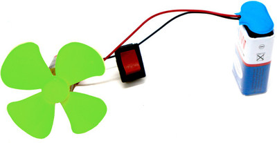 

Muren Fan DC motor kit for basic electrical connection(Green)