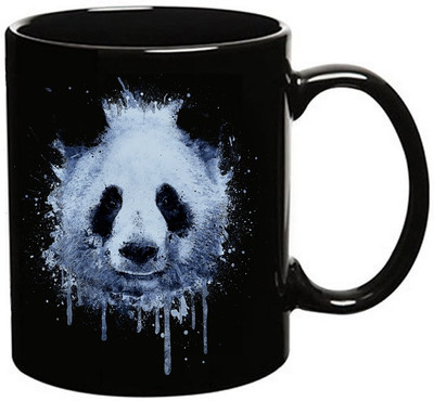 MUGKIN desiigner panda-panda mug Ceramic Coffee Mug(350 ml)