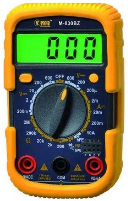 

WORK ZONE M-830BZ AC/DC Current Resistance Multimeter Digital Multimeter(Multicolor 2000 Counts)