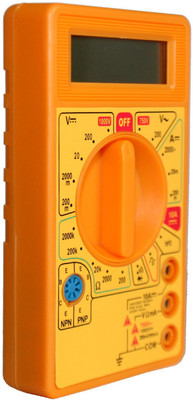 

Adraxx DT830D LCD AC DC Measuring Voltage Current Digital Multimeter(Yellow 2000 Counts)