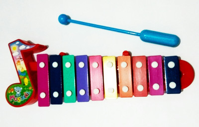 

Fabofly Metal Xylophone Musical Toy With 10 Multicolor Notes for Kidz.(Multicolor)