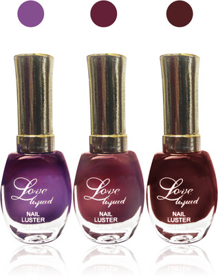 

Femina09 ss cosmetics makeup love liquid matte nail polish exclusive Fashion Beautiful multicolor14 Combo set of 4 purple,maroon,brown,