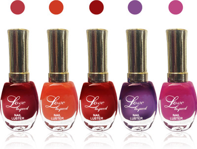 

Femina09 ss cosmetics makeup love liquid matte nail polish exclusive Fashion Beautiful multicolor23 Combo set of 4 d red ,orange,red,purple,pink