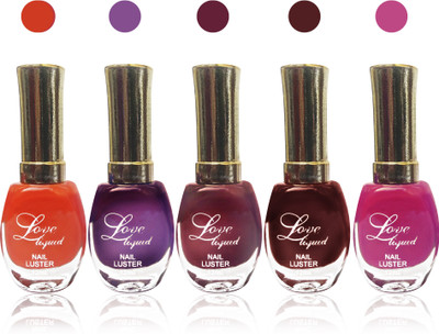 

Femina09 ss cosmetics makeup love liquid matte nail polish exclusive Fashion Beautiful multicolor19 Combo set of 4 orange,purple,maroon,brown,pink