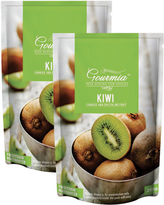 

Gourmia Dried Kiwi 200gm(Pack of 2) Kiwi(400 g, Box)